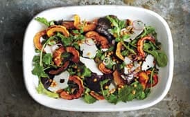 Roasted Acorn and Delicata Squash Salad