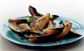 Roasted Acorn Squash with Chile Vinaigrette