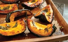 Roasted Acorn Squash and Honey
