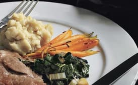 Roasted Baby Carrots, with Chile, Mint and Orange Glaze