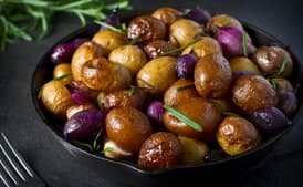 Roasted Baby Potatoes with Thyme and Rosemary