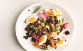 Roasted Beet Tzatziki Salad