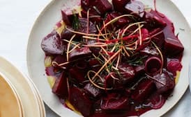 Roasted Beets with Grapefruit and Rosemary