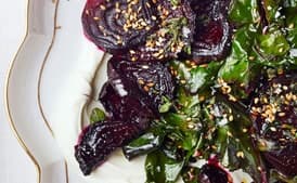Roasted Beets with Sesame and Marjoram