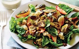Roasted Brussels Sprout and Apple Salad