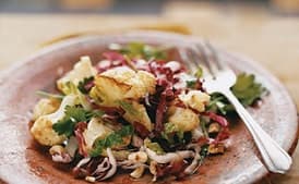 Roasted Cauliflower and Radicchio Salad
