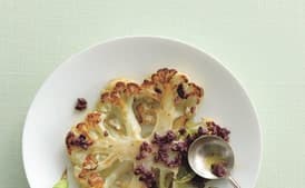 Roasted Cauliflower with Kalamata Vinaigrette