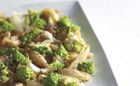 Roasted Cauliflower with Onions and Fennel