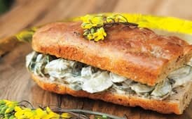 Roasted Cucumber Sandwiches