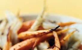 Roasted Fennel and Baby Carrots