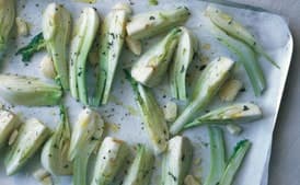 Roasted Fennel with Olives and Garlic