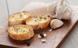 Roasted Garlic Crostini with Assorted Toppings