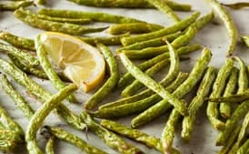 Roasted Green Beans with Fresh Garlic