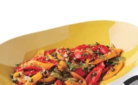 Roasted Mixed Peppers with Capers and Marjoram