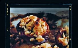 Roasted-Peach Streusel