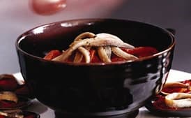 Roasted Peppers with Boquerones