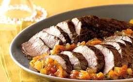 Roasted Pork Tenderloin with Kumquat-Jalapeño Marmalade