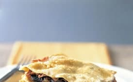 Roasted Portobello and Prosciutto Lasagna