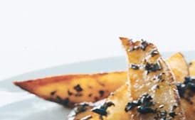 Roasted Potato Wedges with Rosemary Butter