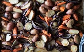 Roasted Potatoes, Onions, and Carrots
