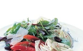 Roasted Red Bell Pepper and Fennel Salad