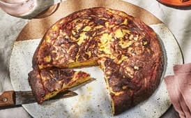 Roasted Red Pepper Frittata