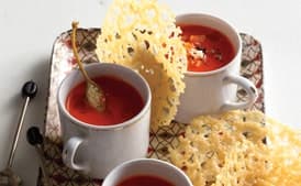 Roasted Red Pepper Soup Shots