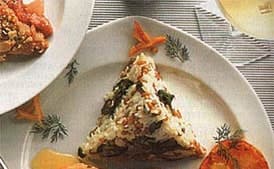 Roasted Salmon with Orange-Herb Sauce