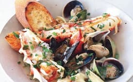 Roasted Shellfish with Coriander, Fennel, and Meyer Lemon