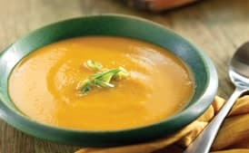 Roasted Sweet Potato and Ginger Soup