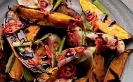 Roasted Sweet Potatoes & Fresh Figs