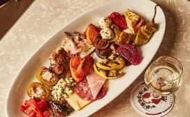 Roasted Vegetables Antipasto Plate