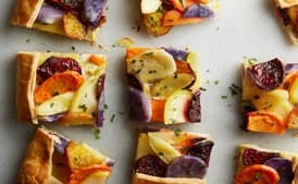 Root Vegetable and Farmers Cheese Galette