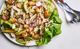 Rotisserie Chicken Salad with Charred Scallion Dressing
