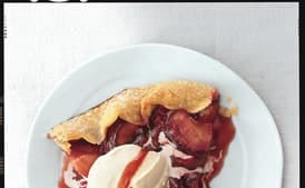 Rustic Plum and Port Tart