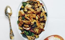 Rye, Kale, Mushroom, and Pumpkin Seed Stuffing