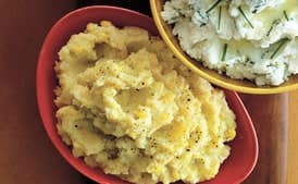 Saffron-Corn Mashed Potatoes