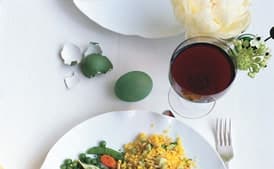 Saffron-Scented Couscous with Pine Nuts