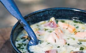 Salmon and Corn Chowder