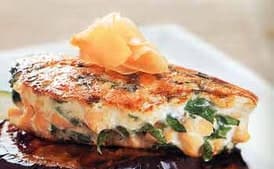 Salmon Burgers with Spinach and Ginger