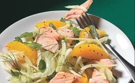 Salmon Salad with Fennel, Orange, and Mint