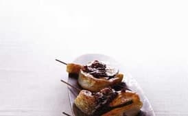 Salmon Steaks with Red-Wine Butter