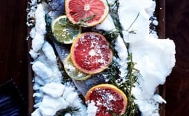 Salt-Baked Salmon with Citrus and Herbs