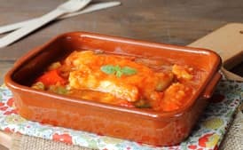 Salt Cod With Tomatoes and Capers (Baccalà alla Vesuviana)