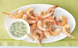 Salt-Roasted Shrimp with Scampi Dip