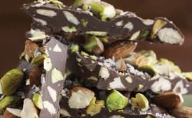 Salted Almond and Pistachio Bark