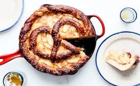 Salted Apple Pretzel Pie