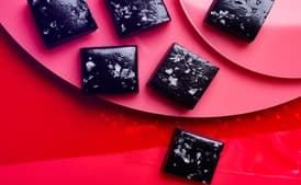 Salted Black Licorice Caramels