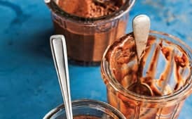 Salted Butter Caramel–Chocolate Mousse