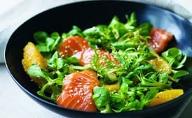 Sashimi Salad with Soy and Orange